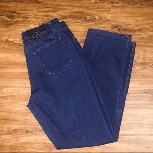 Valentino Women’s Classic Cut Dark Blue Jeans